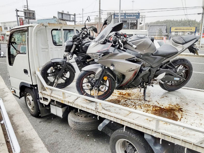 バイク車検のご依頼戴きました〜♪